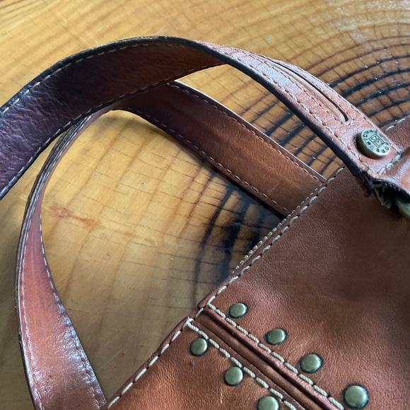 MICHAEL MICHAEL KORS: Astor Studded Leather Bag Satchel Vintage - Picture 9 of 13